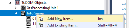 Add new item